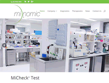 Tablet Screenshot of minomic.com